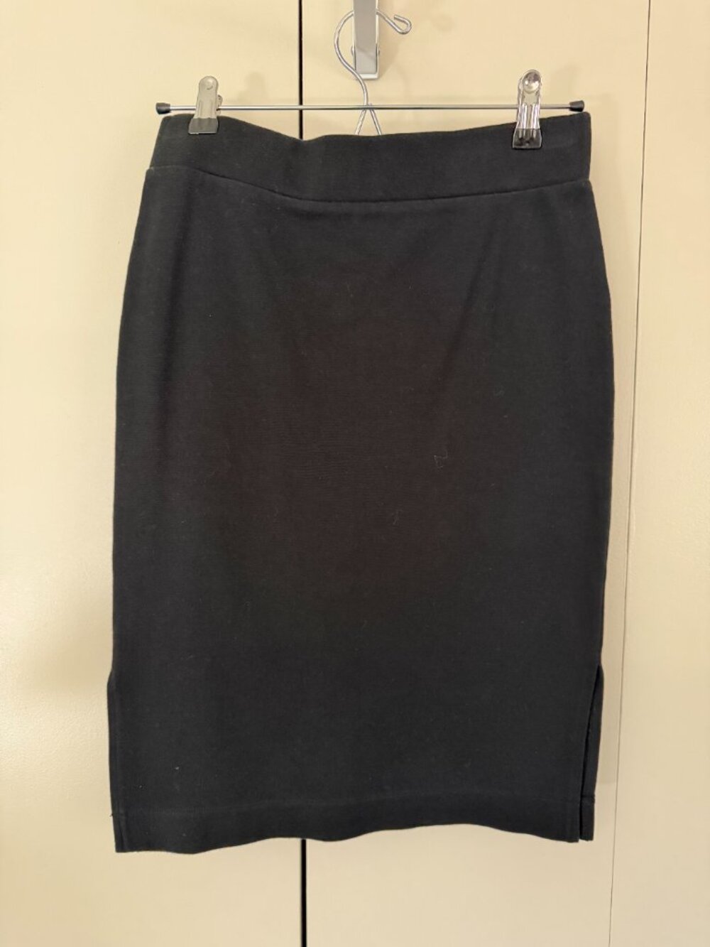 Madewell Black Knit Pencil Skirt